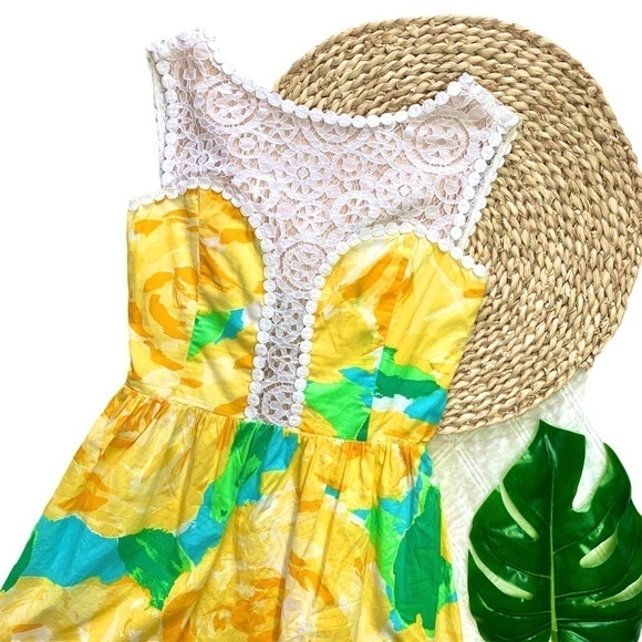 Lilly Pulitzer Sunglow Yellow First Impressions Raegan Dress Size 00 Holy Grail - Picture 16 of 17